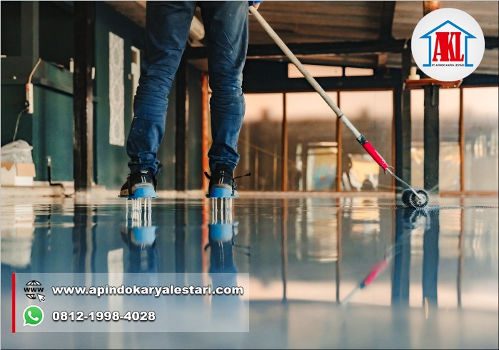 Aplikasi Epoxy Lantai untuk Pabrik