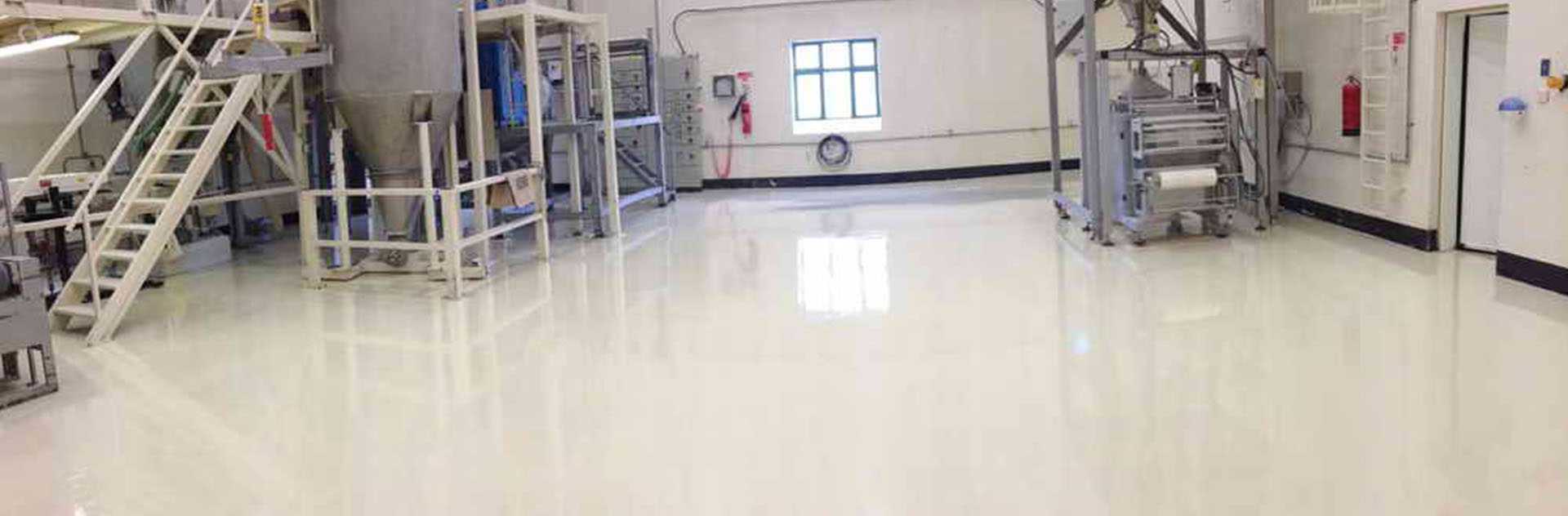Slide2 lantai manufaktur dengan cat epoxy