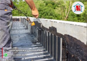 proses Waterproofing Dak Beton