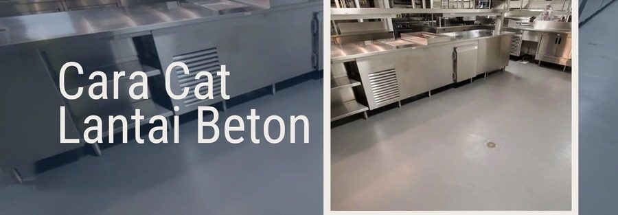 Cara Cat Lantai Beton