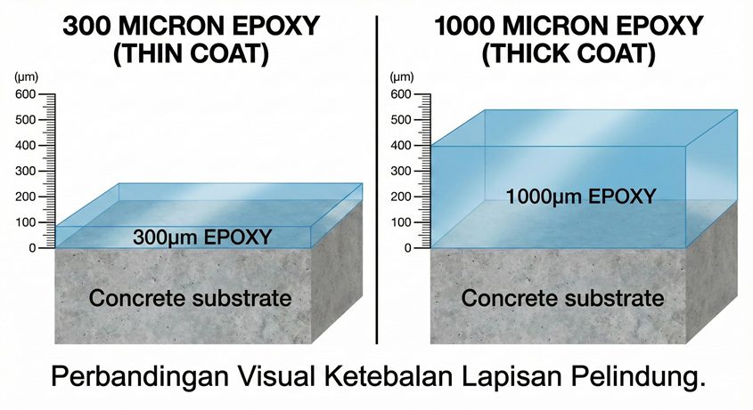 Perbandingan 300 micron vs 1000 micron