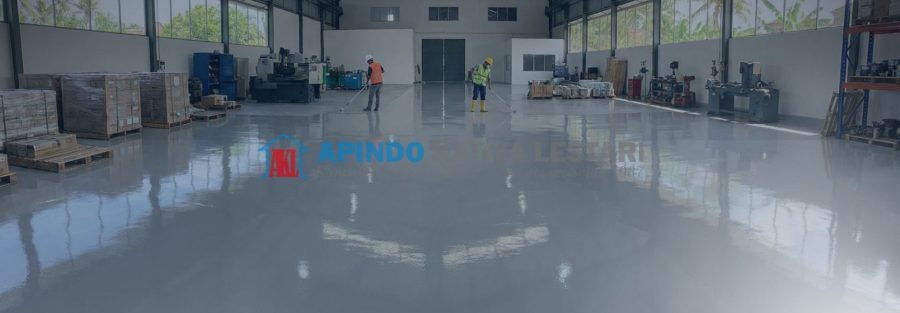 Kontraktor epoxy lantai gudang Bali